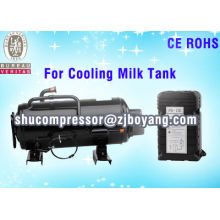 R404A refrigeração HERMÉTICA COMPRESSOR de ar para tanque de condensação unidade de refrigeração leite
